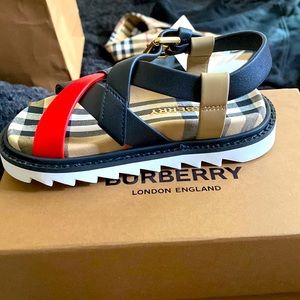 Burberry sandals brand new never worn